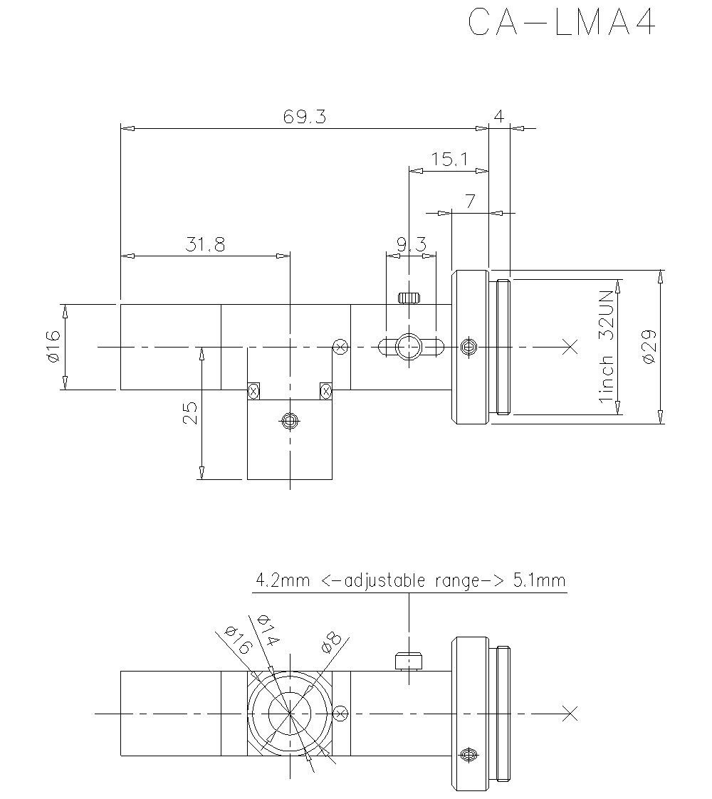 CA-LMA4&nbsp;Dimension