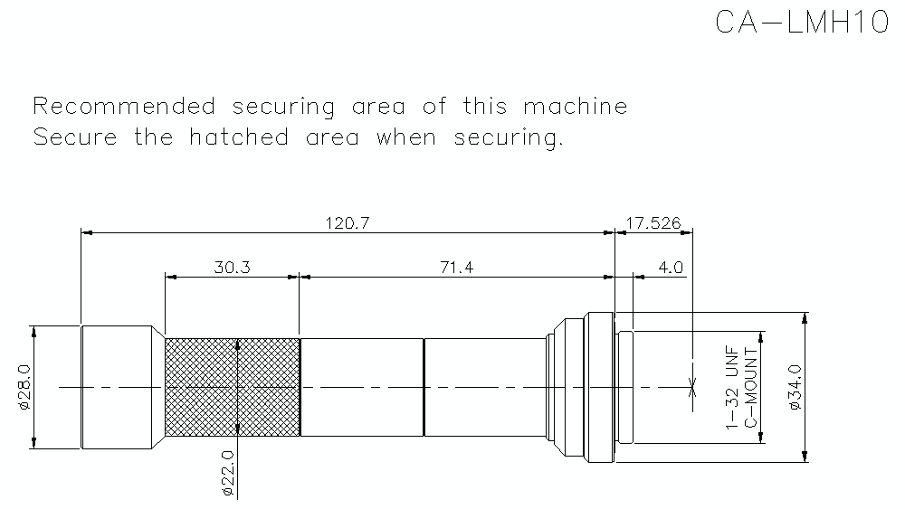 CA-LMH10&nbsp;Dimension