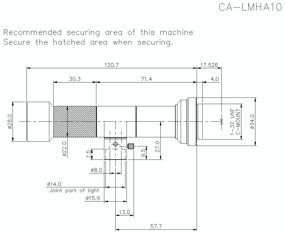 CA-LMHA10&nbsp;Dimension
