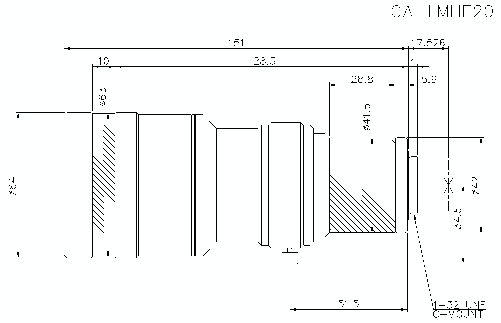 CA-LMHE20 Dimension