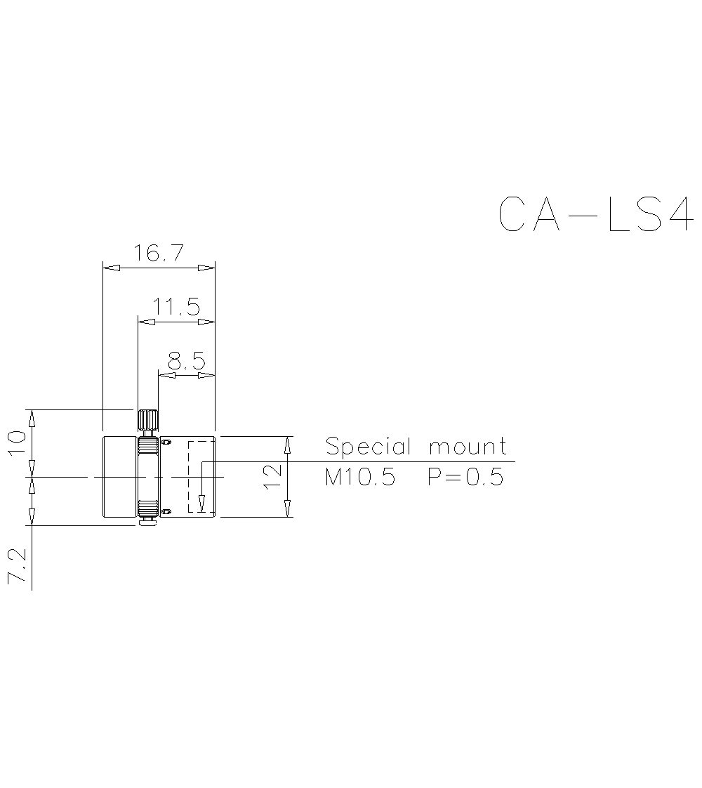 CA-LS4&nbsp;Dimension