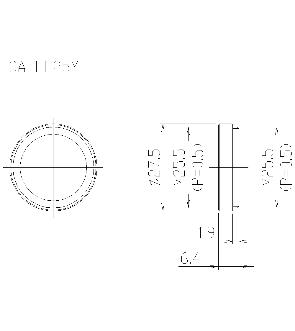 CA-LF25Y&nbsp;Dimension