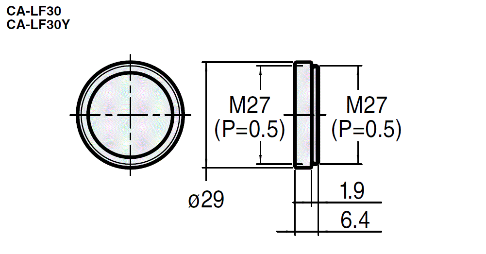 CA-LF30&nbsp;Dimension