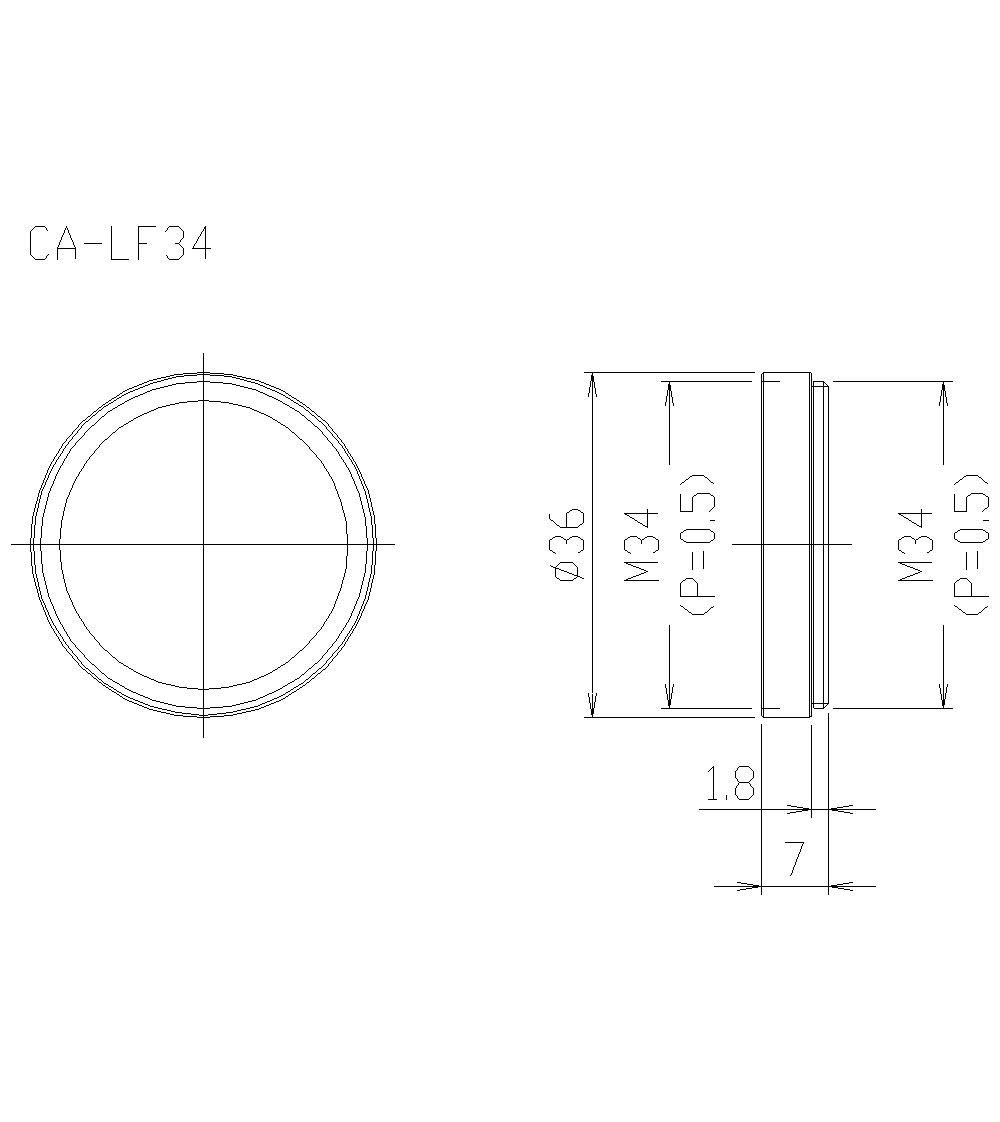 CA-LF34 Dimension