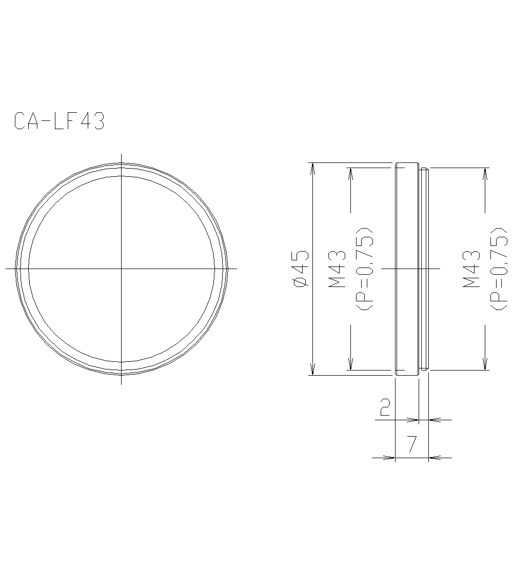 CA-LF43 Dimension