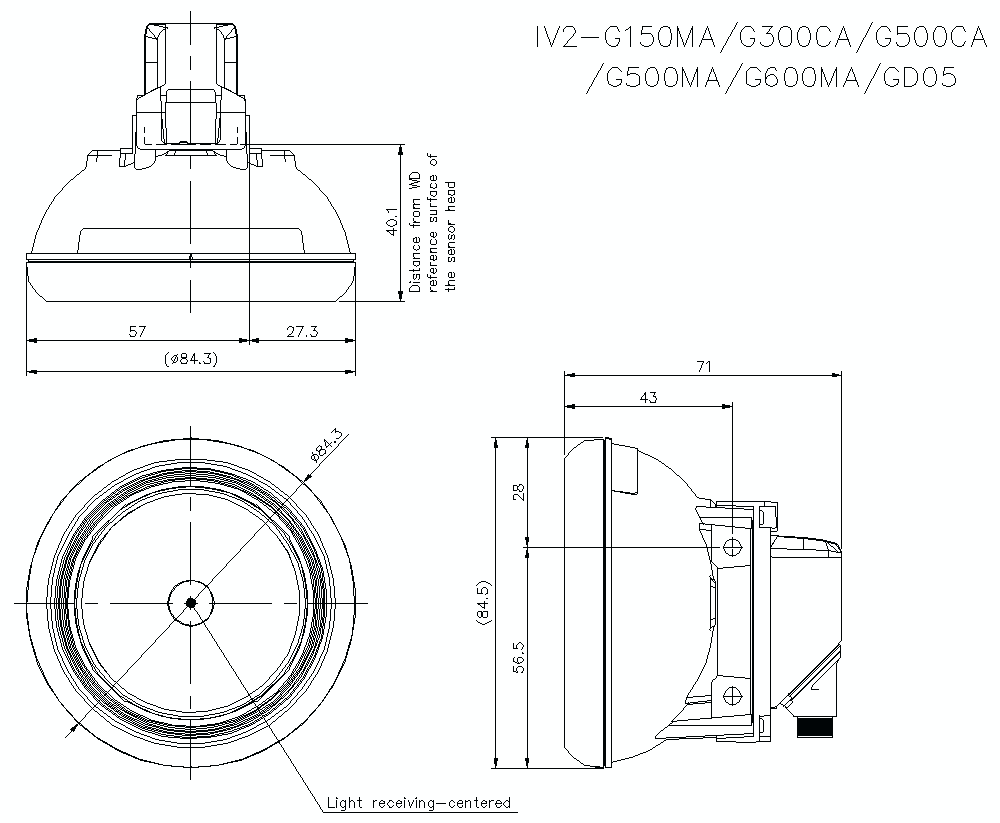 IV2-G150/G300/G500/G600/GD05&nbsp;Dimension