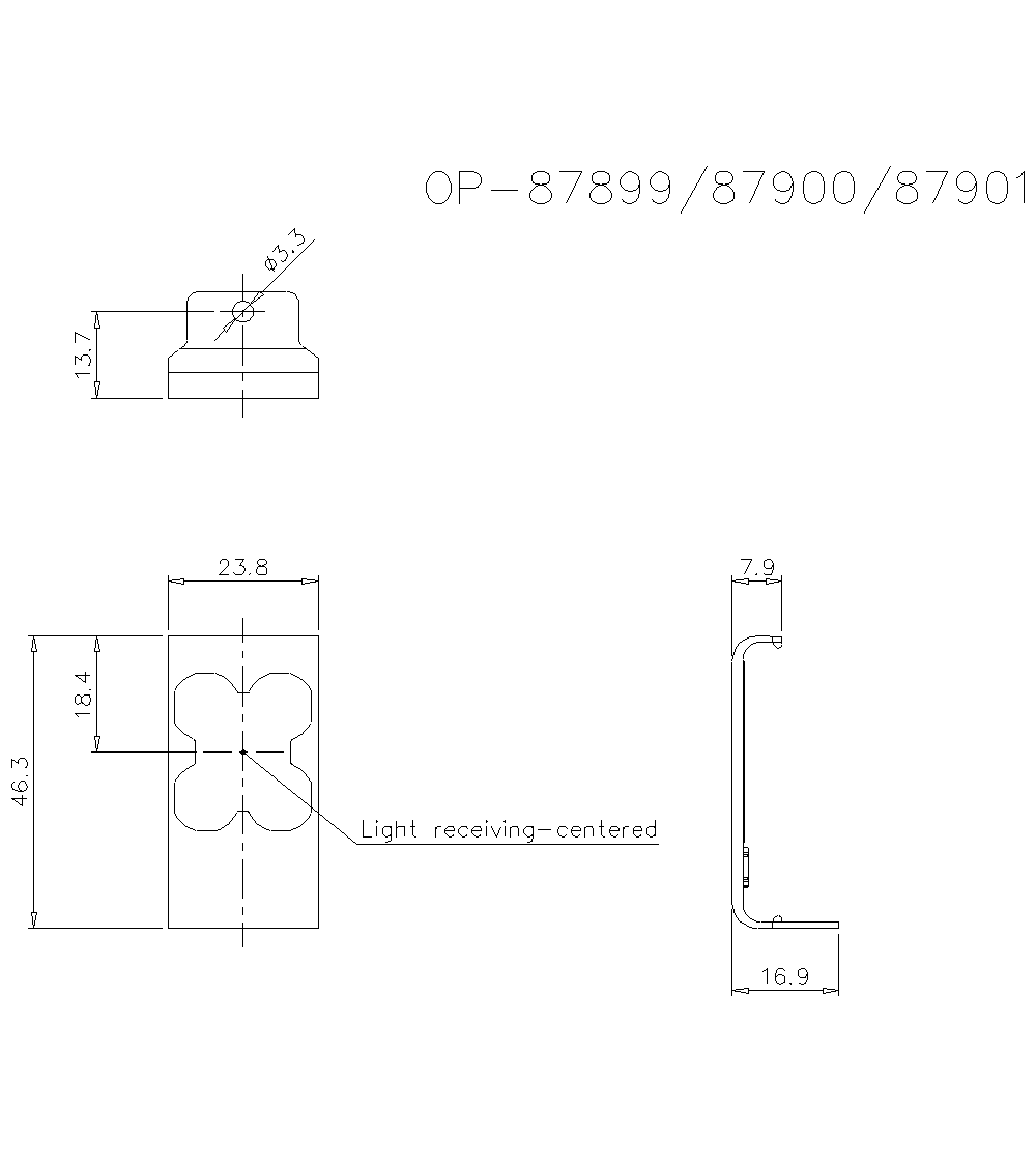 OP-87899/87900/87901&nbsp;Dimension