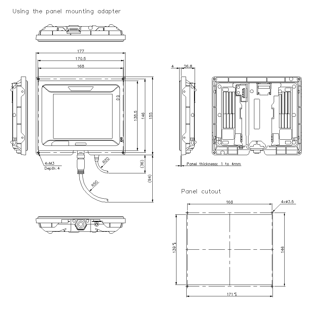 IV2-CP50_02 Dimension