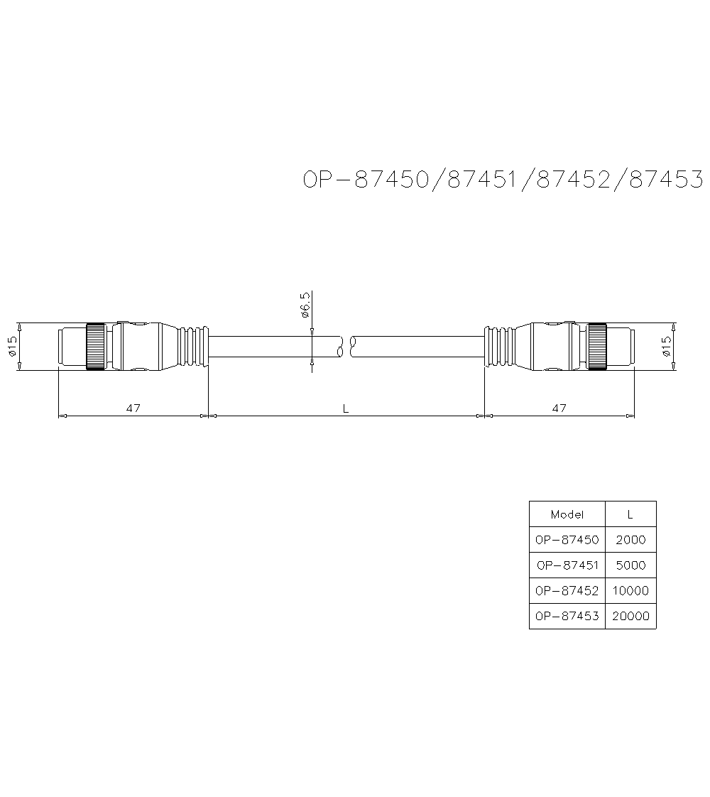 OP-87450 Dimension