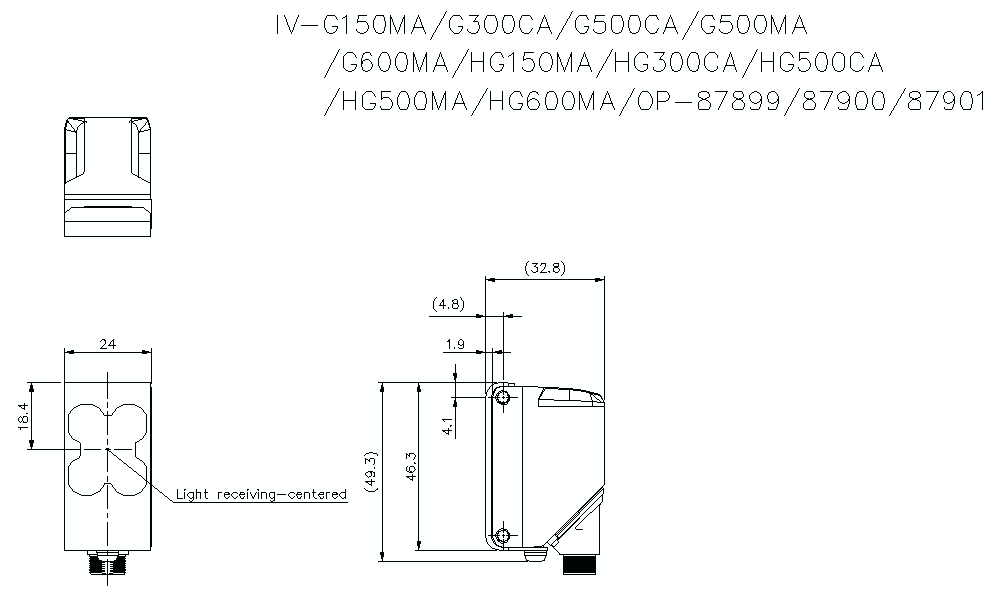 IV-G/HG/CAMERA/OP/87899/87901&nbsp;Dimension