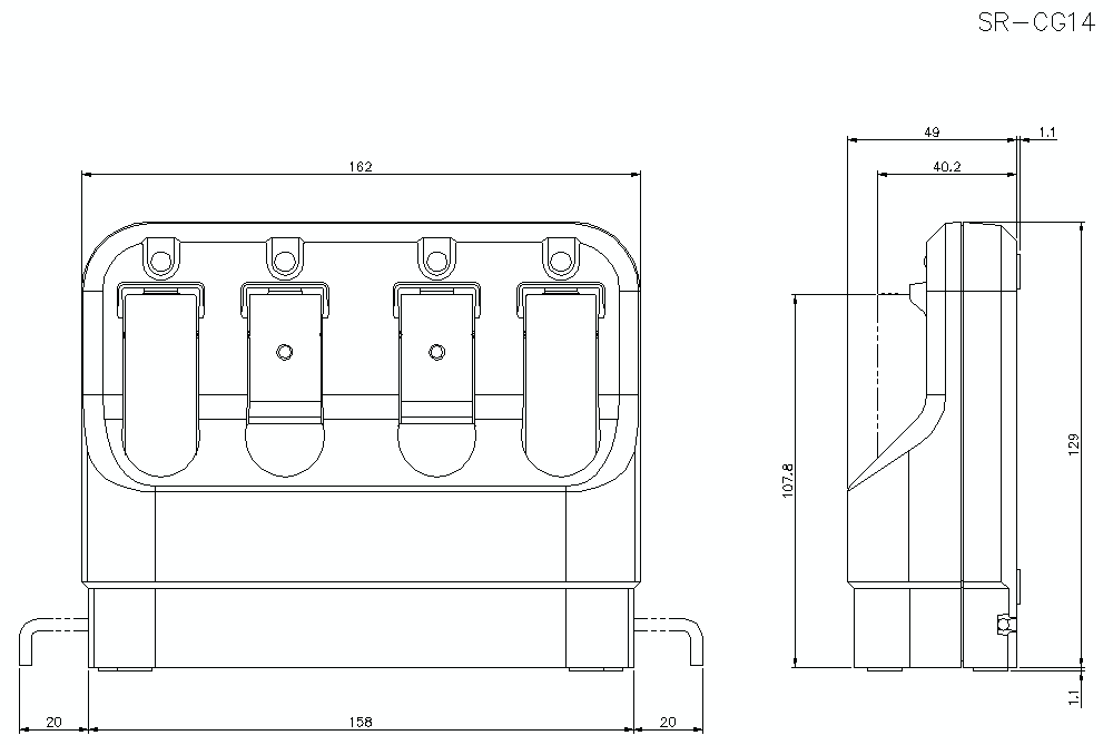 SR-CG14&nbsp;Dimension