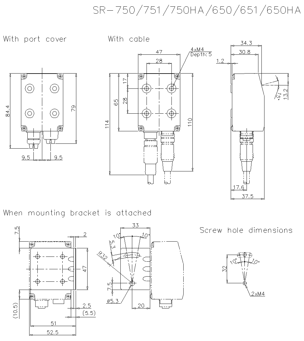 SR-650 Dimension