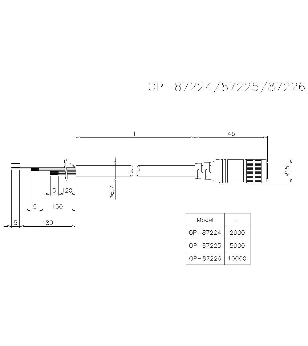 OP-87224&nbsp;Dimension
