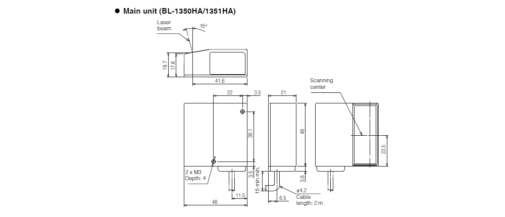 BL-1350 Dimension