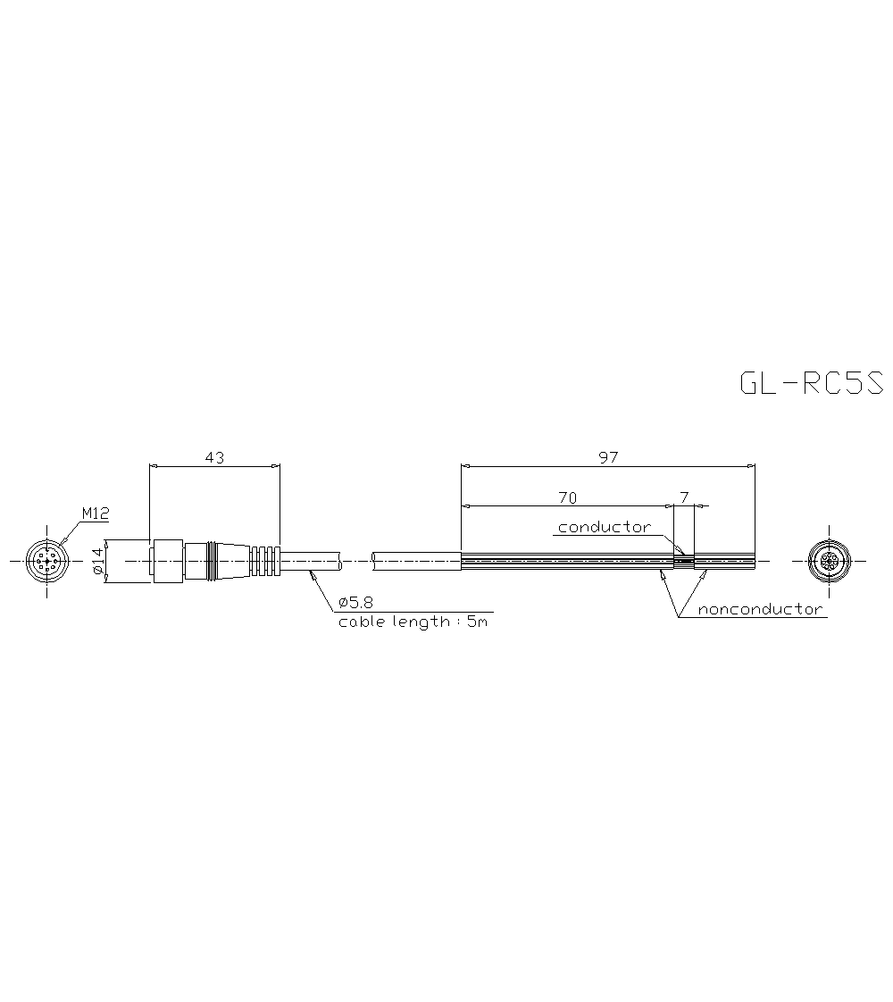 GL-RC5S Dimension