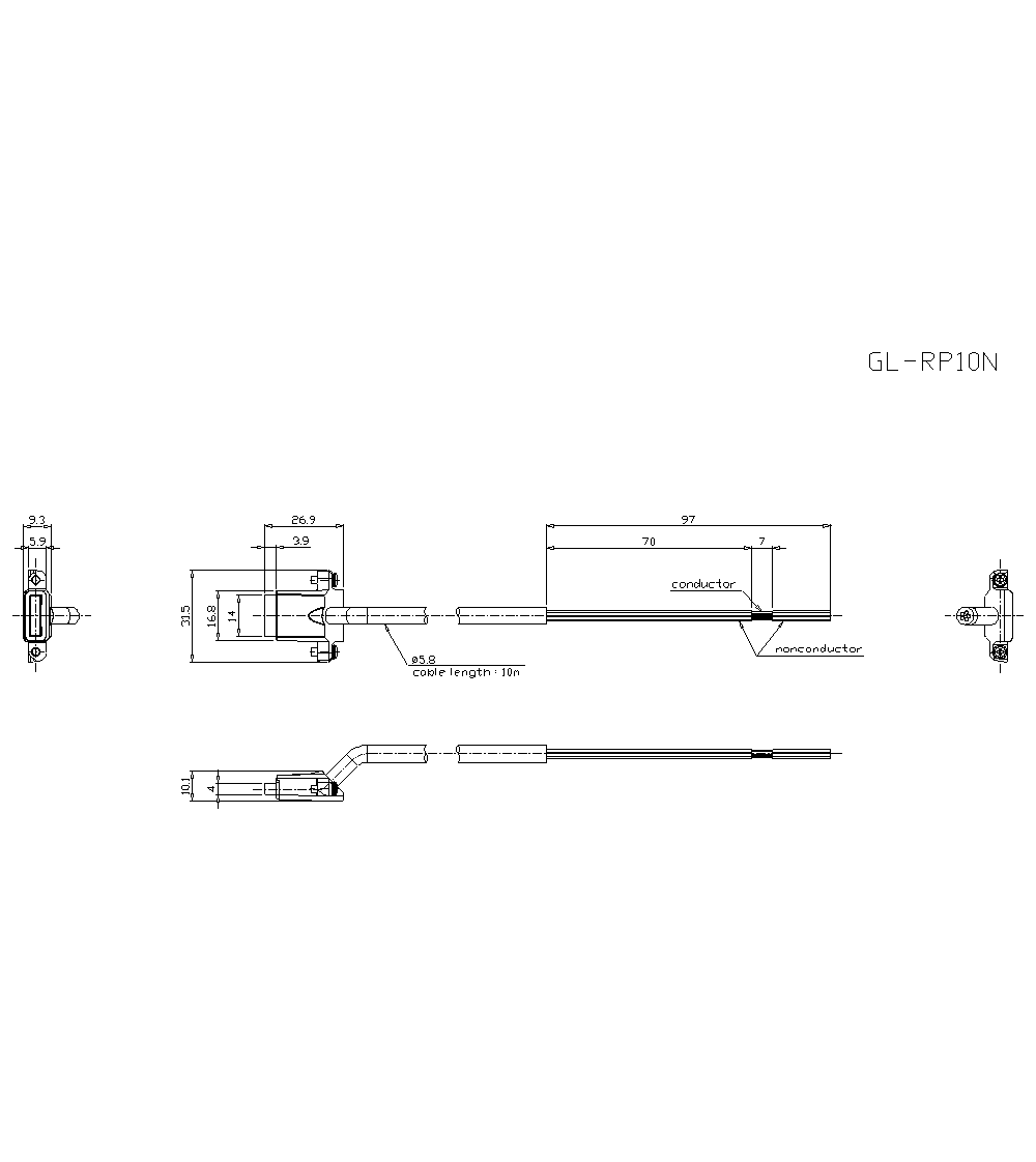 GL-RP10N Dimension