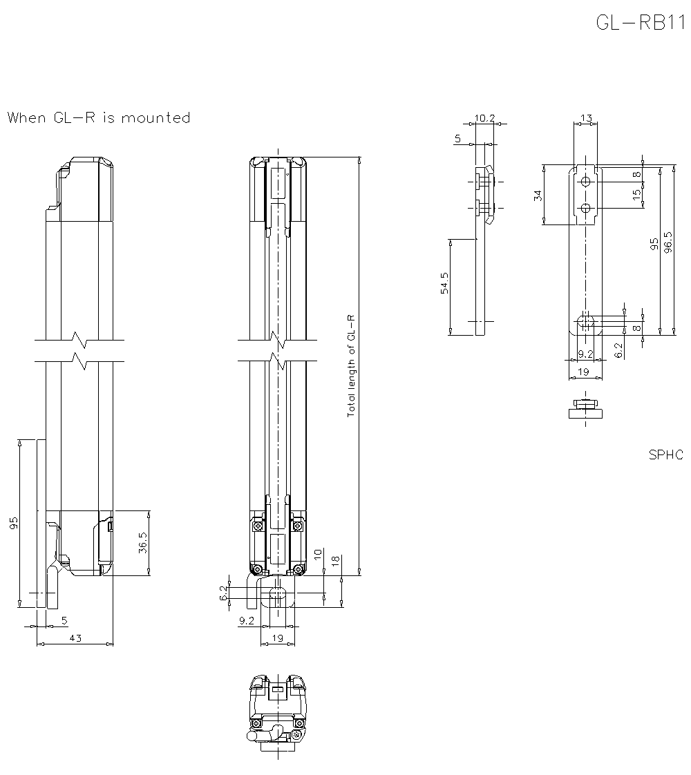 GL-RB11 Dimension