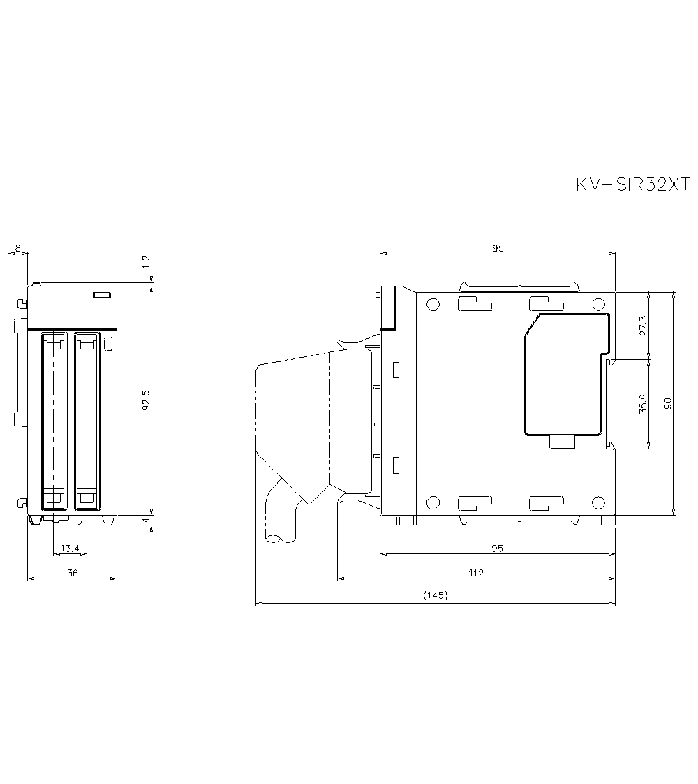 KV-SIR32XT Dimension