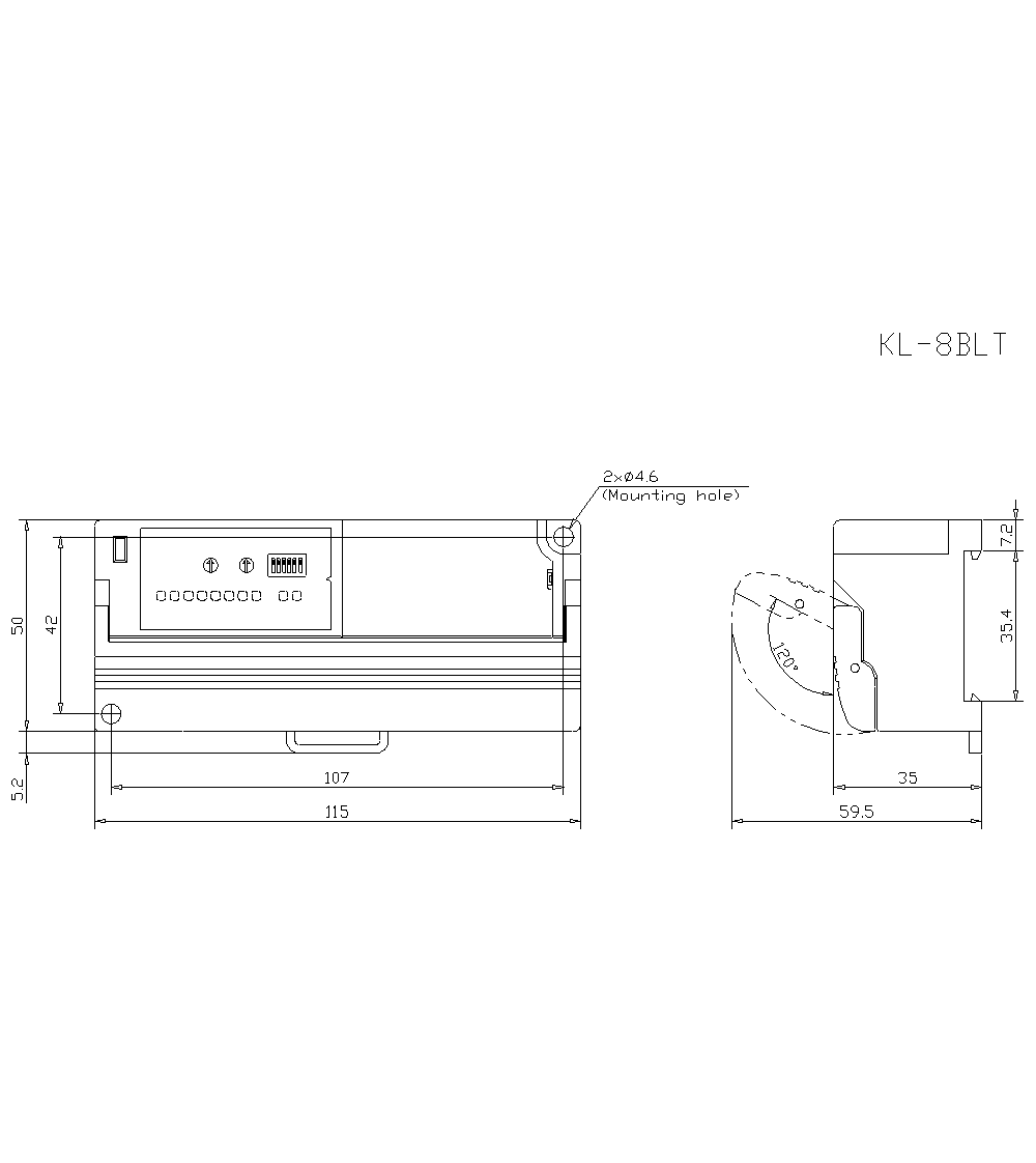 KL-8BLT Dimension