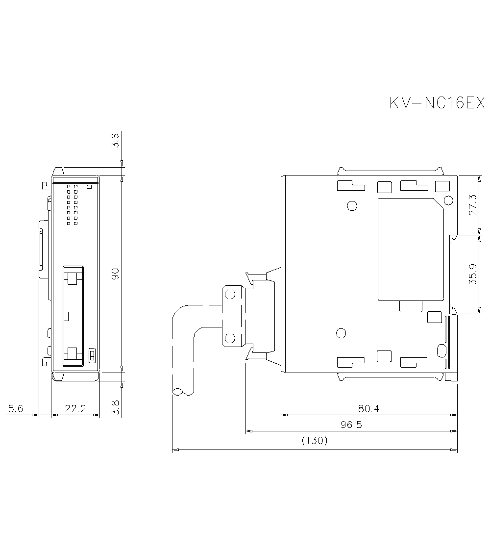 KV-NC16EX Dimension