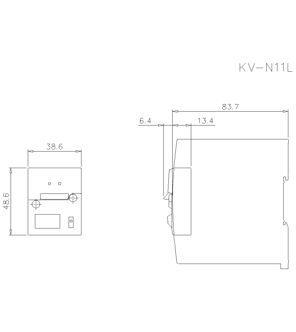 KV-N11L Dimension