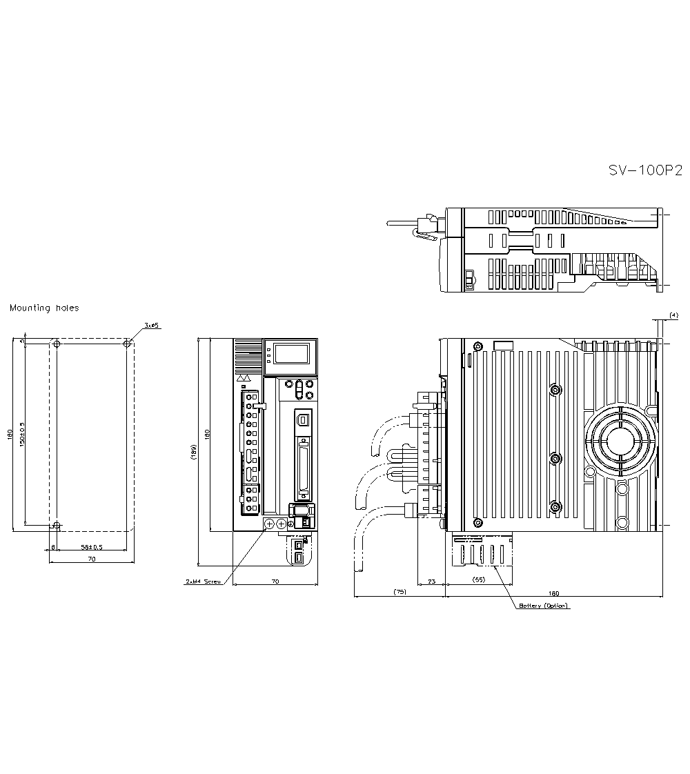 SV-100P2&nbsp;Dimension