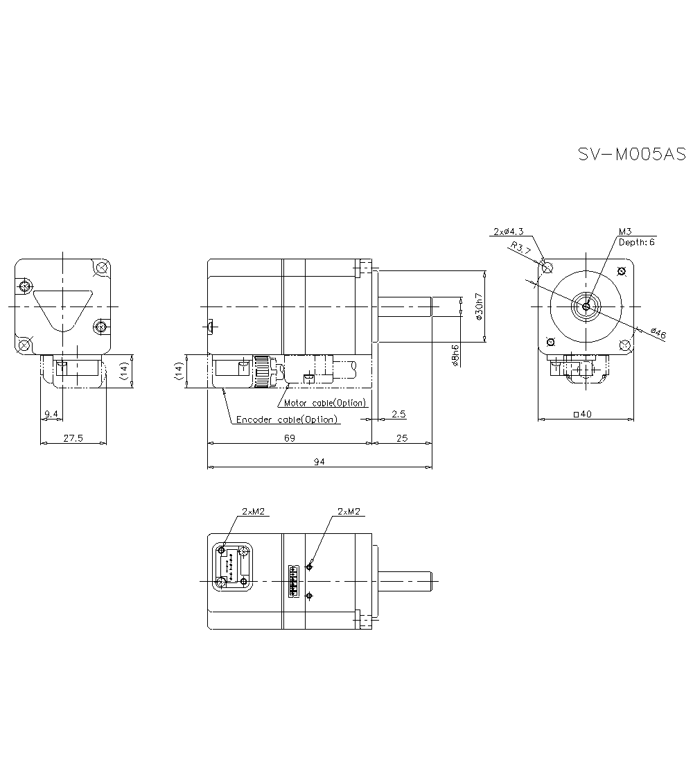 SV-M005AS Dimension