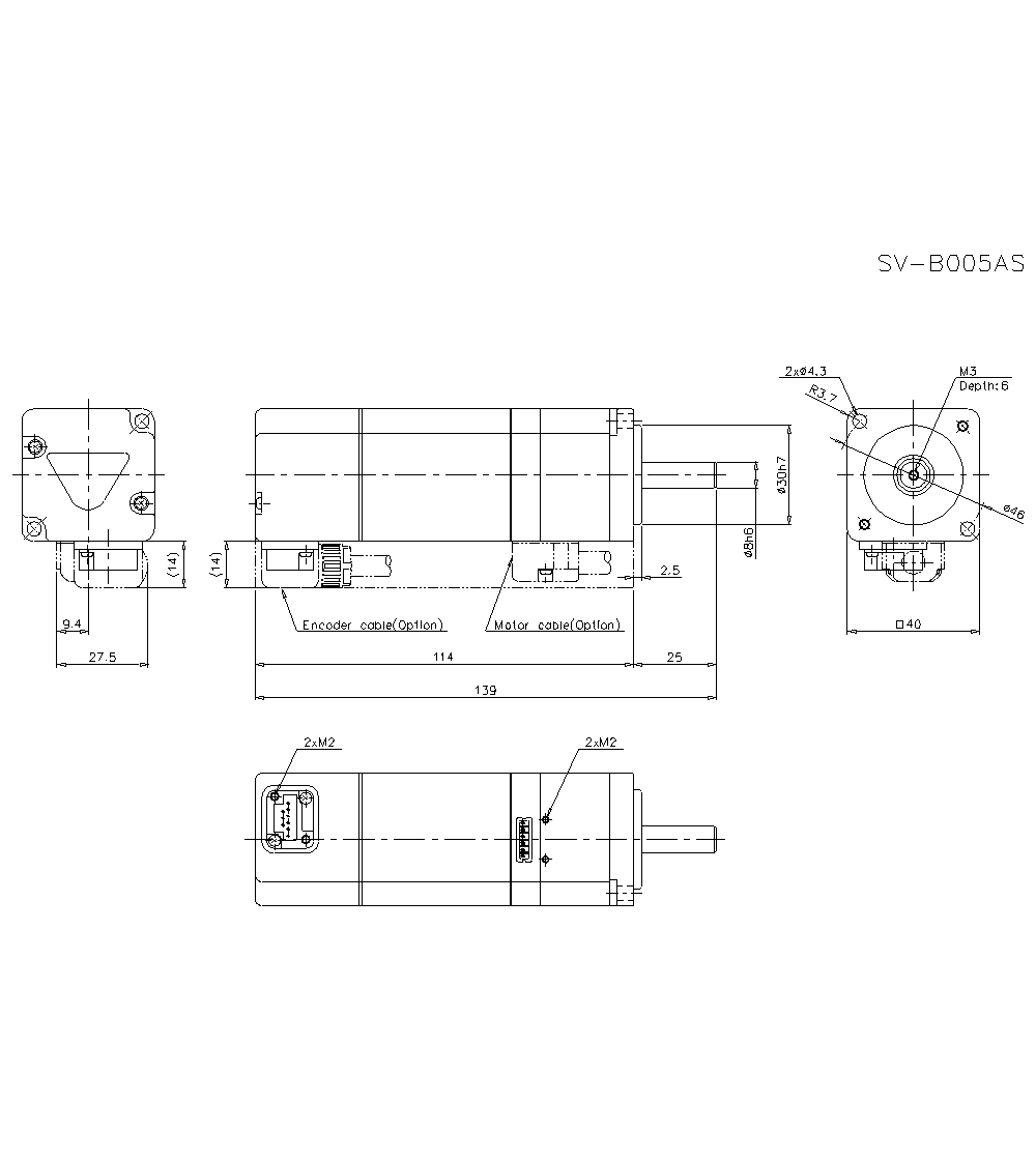 SV-B005AS&nbsp;Dimension