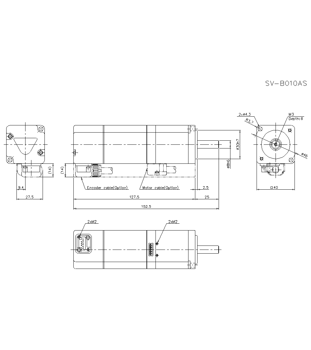 SV-B010AS&nbsp;Dimension
