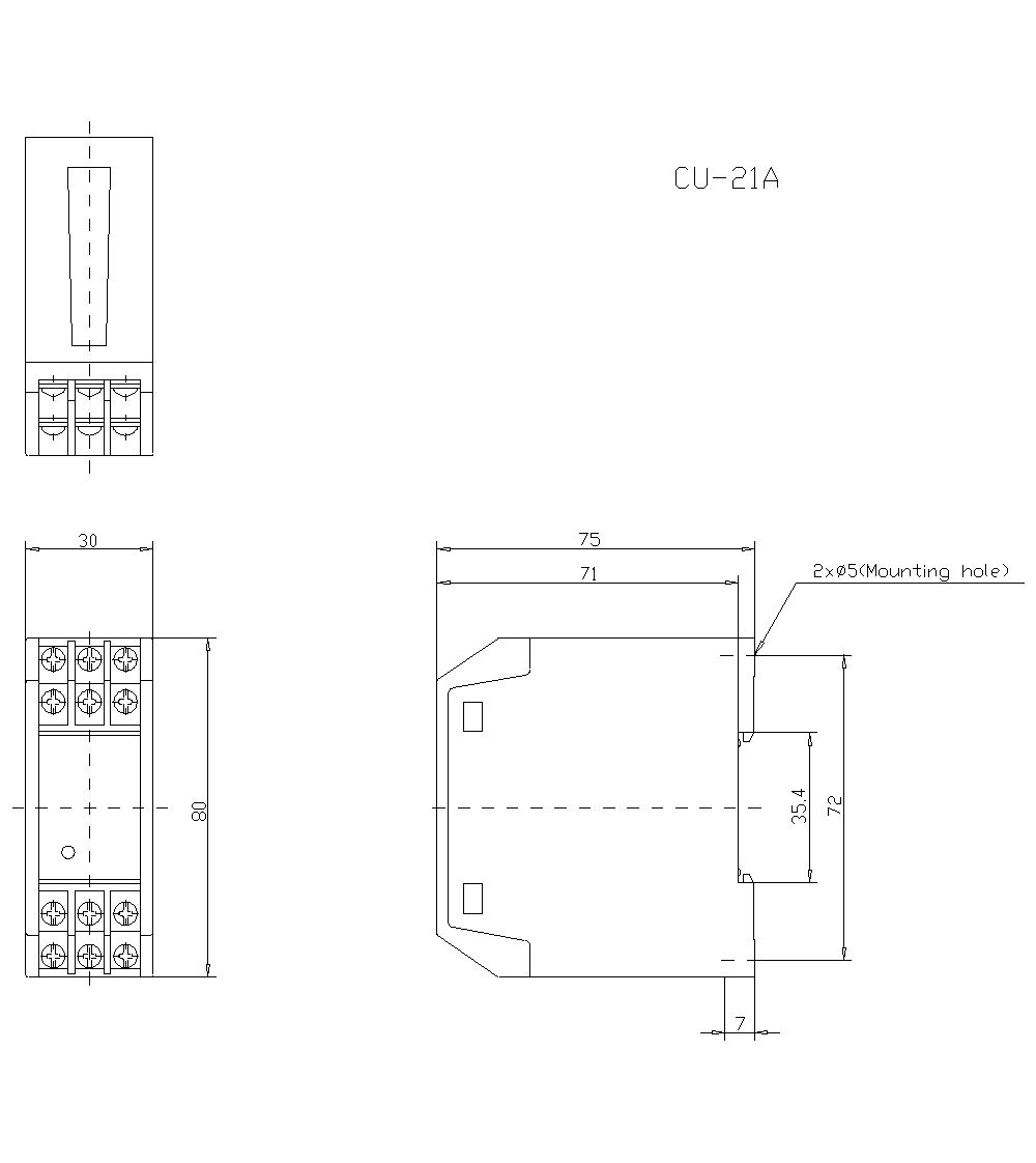 CU-21A Dimension