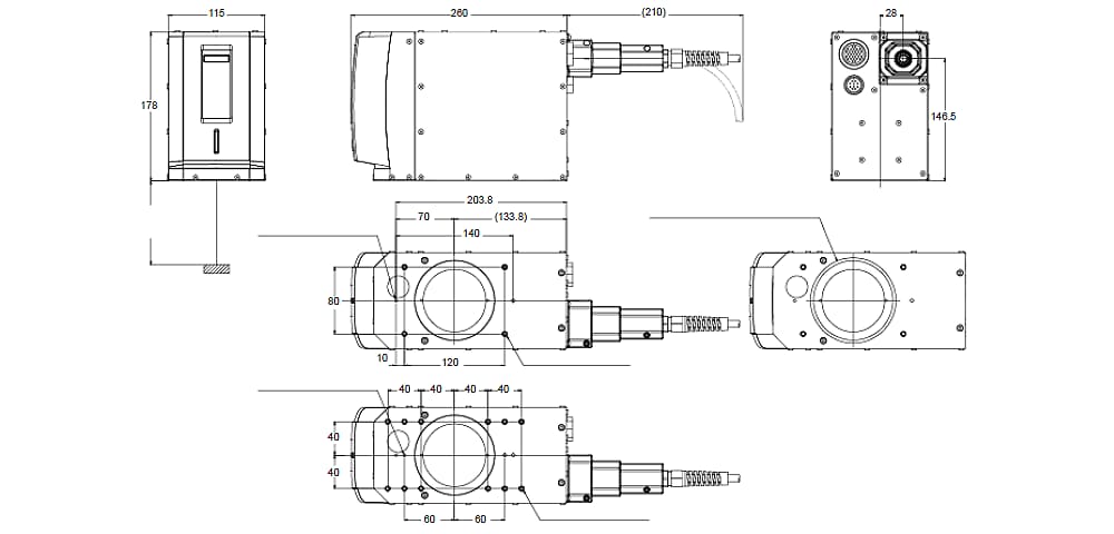 MDF3200-5200 Dimension