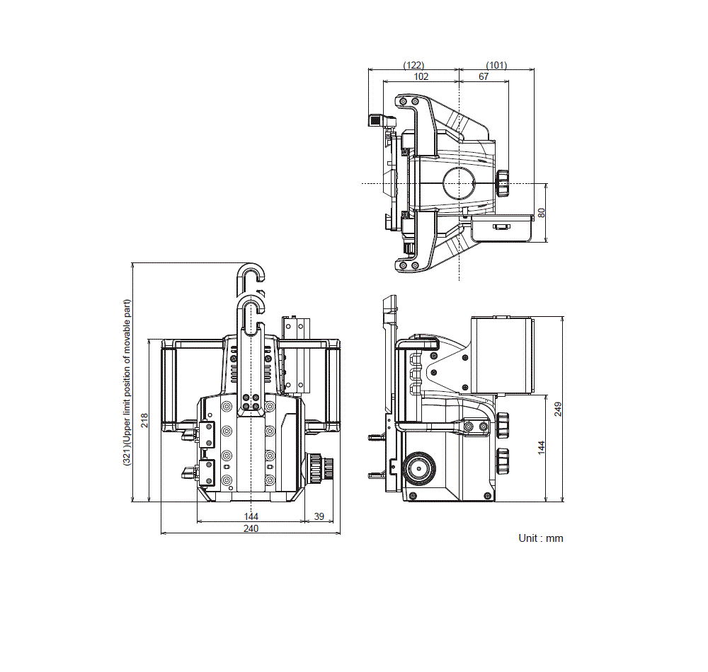 VHX-S700F Dimension