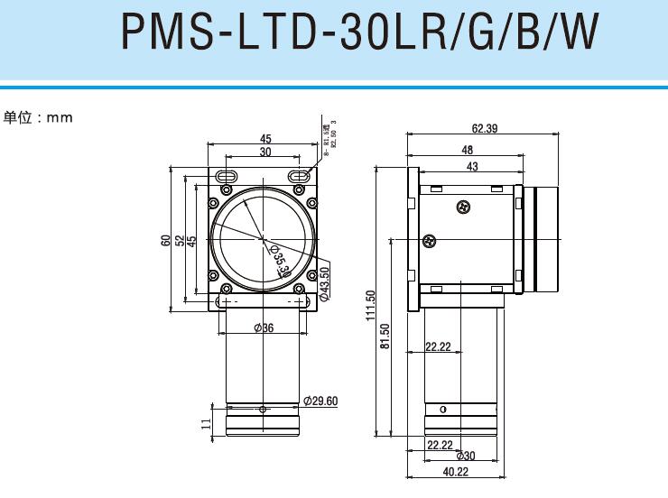 è½¬è§å¹³è¡åæºå¤è§å°ºå¯¸å¾1