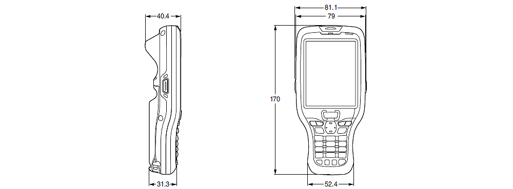 BT-W155/W155G Dimension