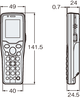 BT-600/BT/B62 Dimension