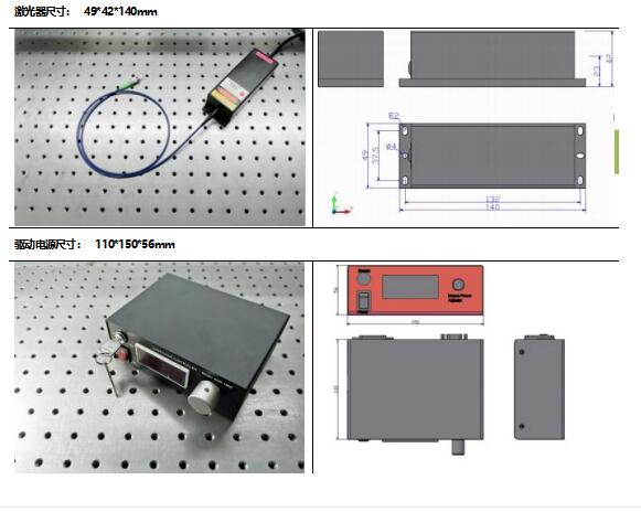 976nm保偏单模光纤耦合激光器(图5) 976nm保偏单模光纤耦合激光器(图5)