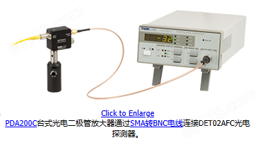 Thorlabs DET08CFC/M - 铟镓砷光电探测器
