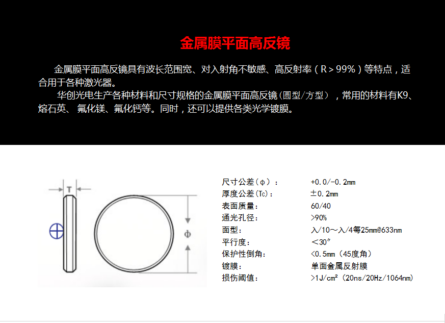 金属膜平面高反镜.png
