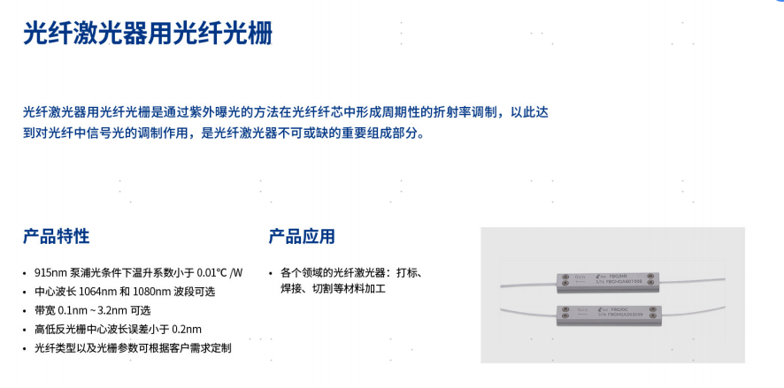 激光器用光纤光栅特点图.png