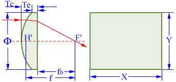 cylindrical lens - fused silica 柱面透镜